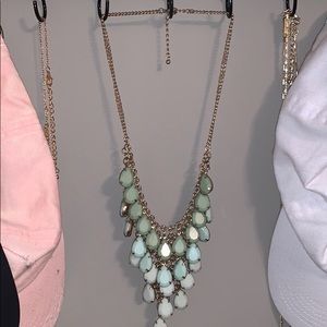 Ombre waterfall necklace